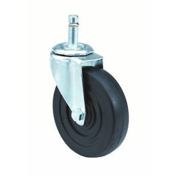 E.R. Wagner Stem Caster, Swivel, Polyolefin Wheel, Plain Bearing, 280 lbs 5&#034; #1 image