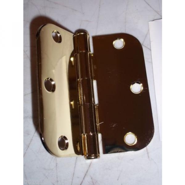 2 US3 POLISHED BRASS 31/2&#034;x3 1/2&#034;x5/8&#034; RdCr PLAIN BEARING HINGES EMTEK 910333 #3 image