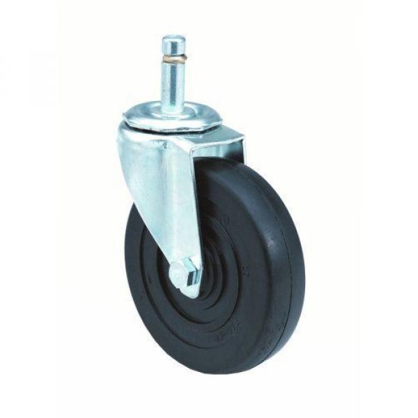 E.R. Wagner Stem Caster, Swivel, Polyolefin Wheel, Plain Bearing, 280 lbs 5&#034; #2 image