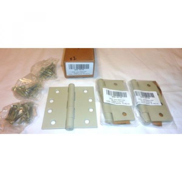 3 Ives 5PB1 4&#034; x 4&#034; 600/USP Full Mortise Butt Plain Bearing Door Hinges PRIMED #1 image