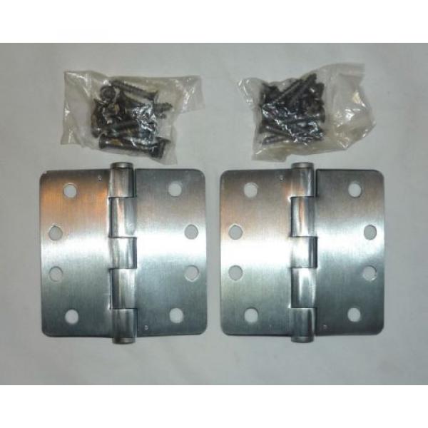 2 Ives 5PB1 4&#034; x 4&#034; US26D RC Plain Bearing Mortise Butt Hinges SATIN CHROME NEW! #3 image