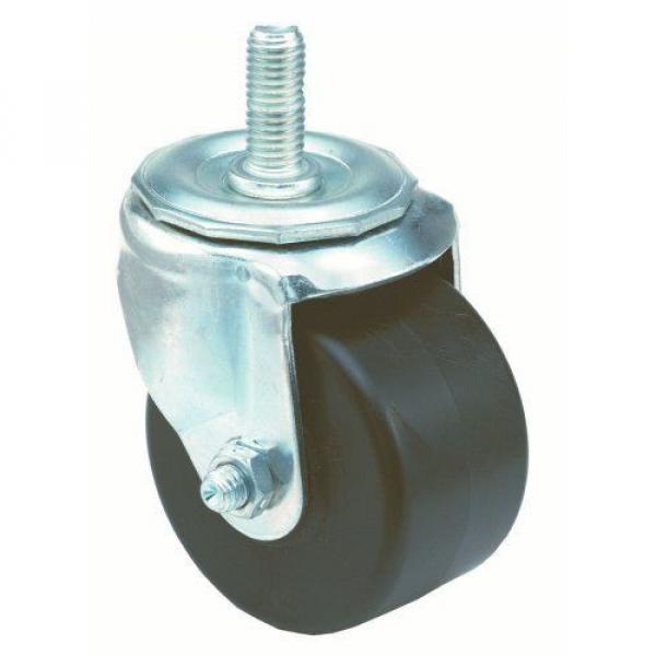 E.R. Wagner Stem Caster, Swivel, Polyolefin Wheel, Plain Bearing, 350 lbs 3&#034; #1 image