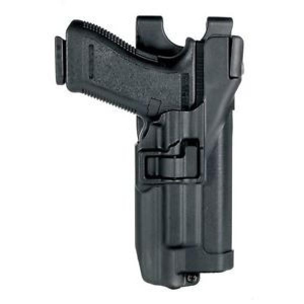 Blackhawk 44H500PL-R Serpa Level 3 Lt Bearing Duty Holster Plain RH For Glock 17 #1 image