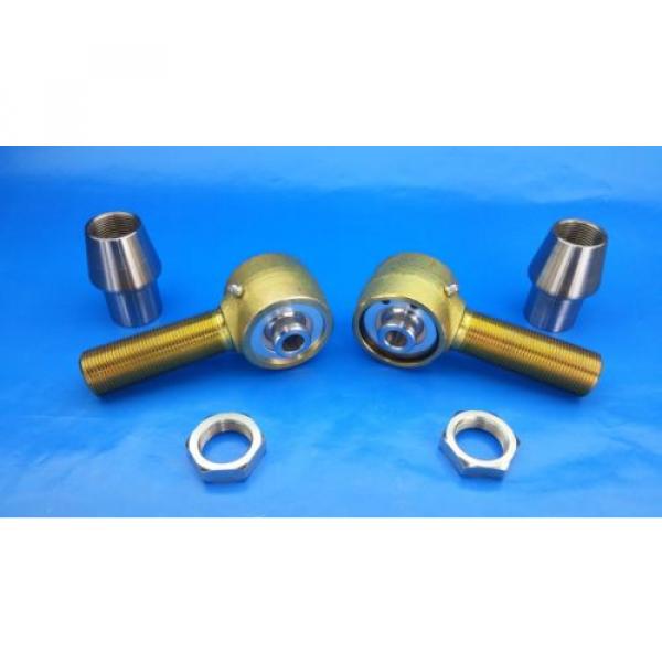 1-1/4 x 9/16 Bore Panhard Chromoly Rod Ends, Heims Joints (Fits2&#034;x.250 Tube)Flex #2 image