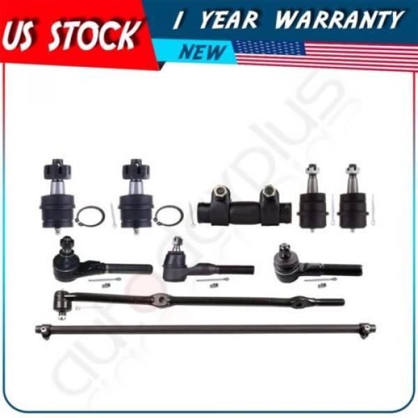 10 Pcs Suspension Front Ball Joint Tie Rod Ends for 97-06 Jeep Wrangler #1 image