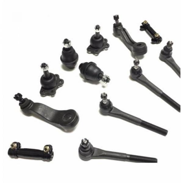 12 Pcs Tie Rod Ends Ball Joints Pitman Idler Arm Kit for 4Wd Chevy K1500 Pickup #2 image