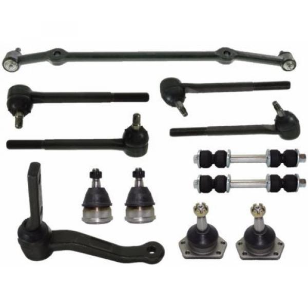 12Pc Suspension Kit Ball Joints Tie Rod Ends Center Link for Buick Chevy Pontiac #2 image