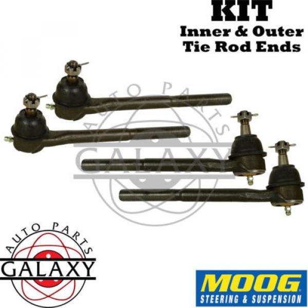 Moog Replacement New Inner &amp; Outer Tie Rod Ends For Camero FireBird 1982-92 #1 image