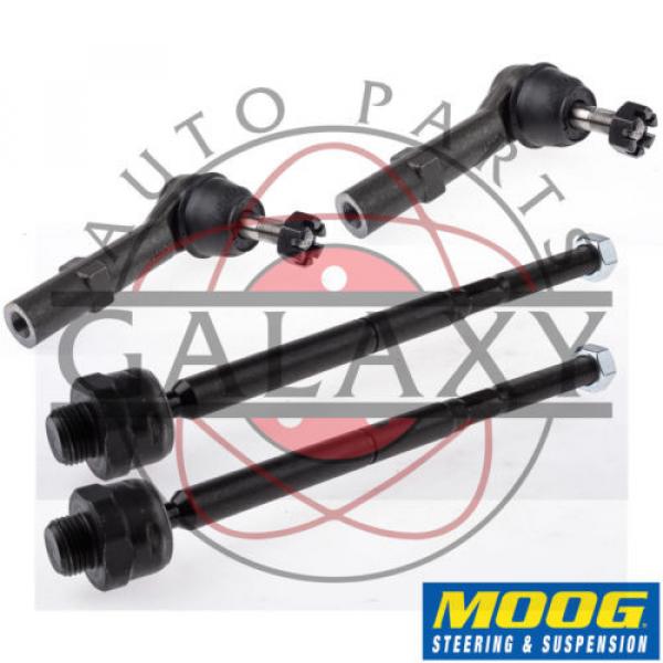 Moog New Outer &amp; Inner Tie Rod Ends For Escalade Tahoe Yukon Sierra Silverado #1 image