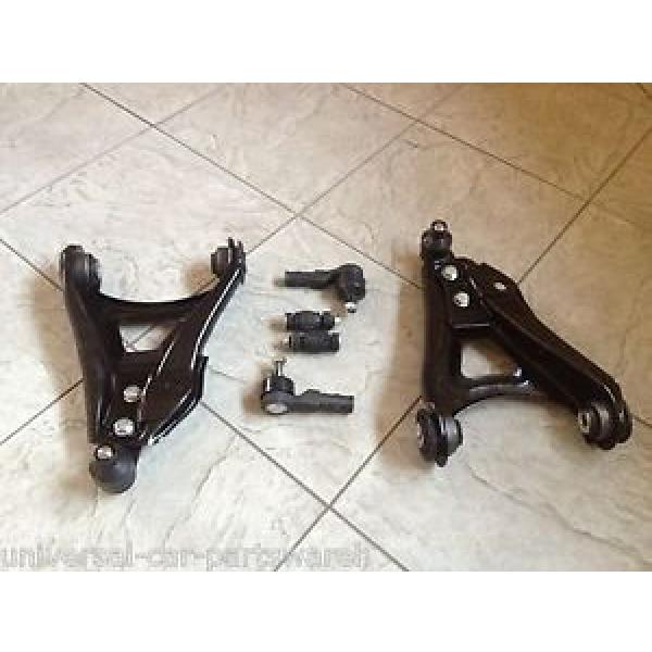 RENAULT CLIO 98-04 TWO FRONT LOWER WISHBONES ARMS/2 LINKS+TRACK ROD ENDS NEW #1 image