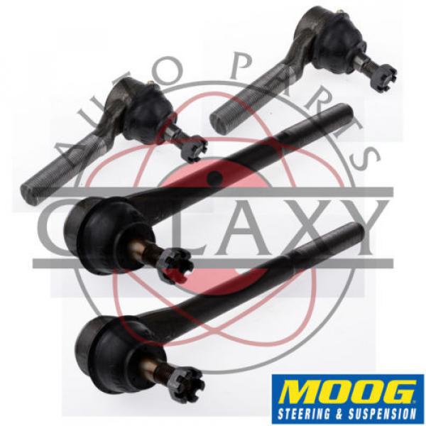 Moog New Inner &amp; Outer Tie Rod Ends S-10 Sonoma Jimmy Blazer Envoy 1998-05 #1 image