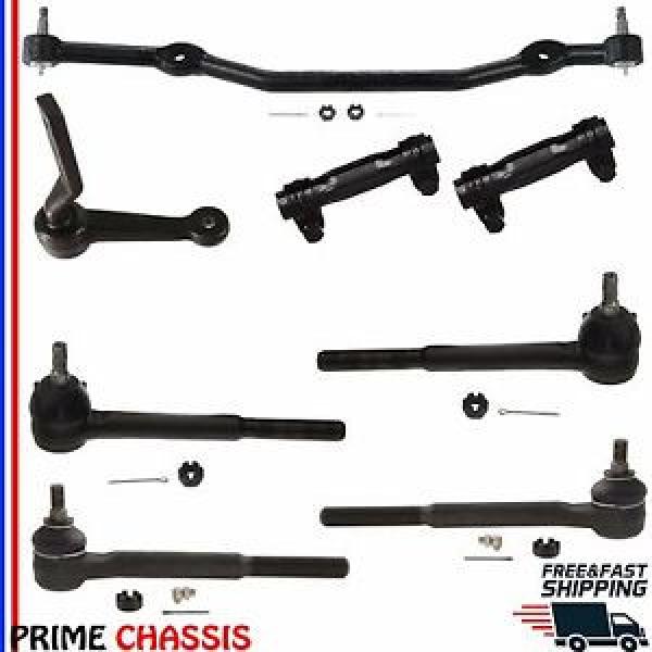 8 PC Kit Steering Parts Center Link Tie Rod End Idler Arm Chevelle Special 71-72 #1 image