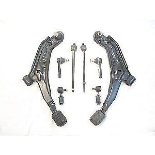 95-99 SENTRA 95-98 200SX 2 LOWER CONTROL ARM BALL JOINT TIE ROD END LINK KIT #1 image