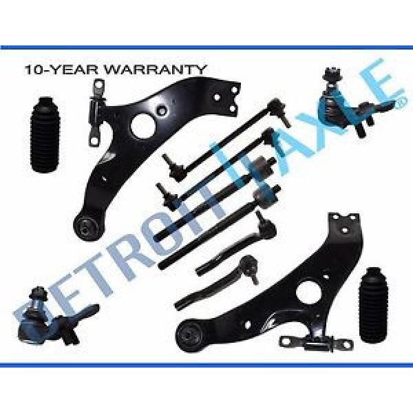 NEW 12pc Front Lower Control Arm &amp; Ball Joint Tie Rods Sway Bar Kit for Sienna #1 image