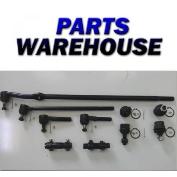 10 Pcs Suspension Ford F250 4Wd 85-94 Ball Joints Tie Rod Ends 1 Year Warranty #1 image