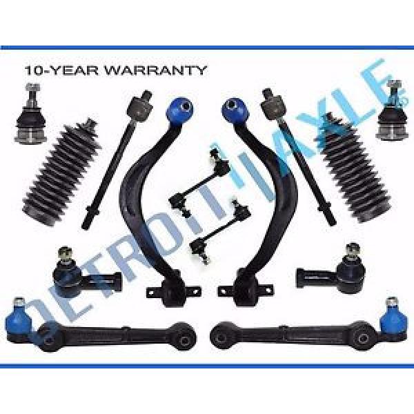 NEW 14pc Front Lower Control Arm w/ Ball Joint + Inner &amp; Outer Tie Rod Kit Dodge #1 image