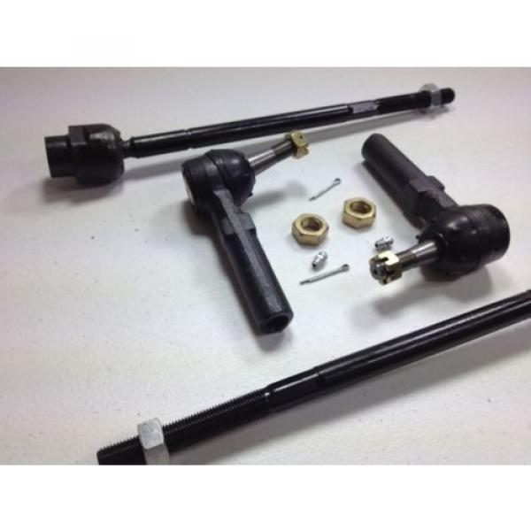 4 Piece Kit 2 Inner And 2 Outer Tie Rod Ends 1 Year Warranty #4 image