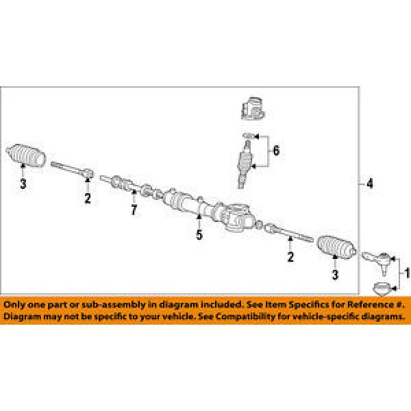 KIA OEM 11-13 Sorento Steering Gear-Outer Tie Rod End 568202B000 #1 image