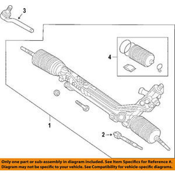 LAND ROVER OEM 03-12 Range Rover Steering Gear-Inner Tie Rod End QJB500060 #1 image