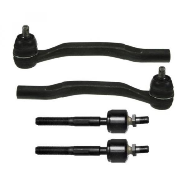 4 Pc Steering Kit for CL Accord Odyssey Oasis Front Inner &amp; Outer Tie Rod Ends #2 image