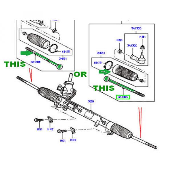 LAND ROVER TIE ROD END INNER LR3 LR4 M20 NEW DELPHI QFK500020 #3 image