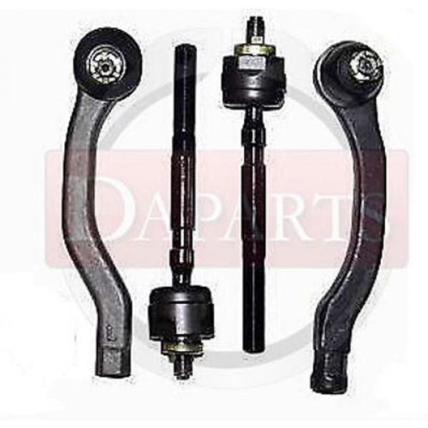 2 Inner &amp; 2 Outer Tie Rod Ends Honda Civic 92-95 Kit Steering Free Shipping New #1 image