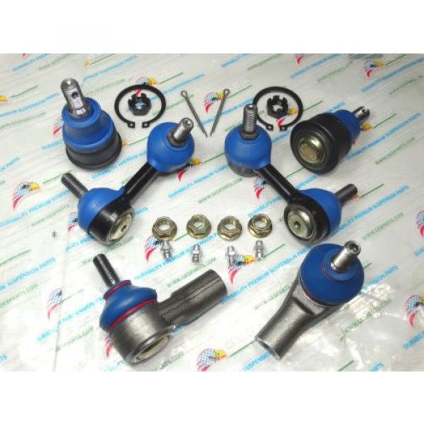 01-05 Honda Civic Acura EL 6PCS Lower Ball Joints Outer Tie Rod End &amp; Sway Links #2 image