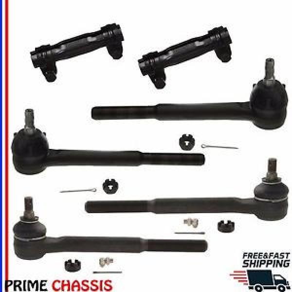 6 PC Kit Steering Parts Chevrolet Chevelle El Camino 71-72 Tie Rod Ends Sleeves #1 image