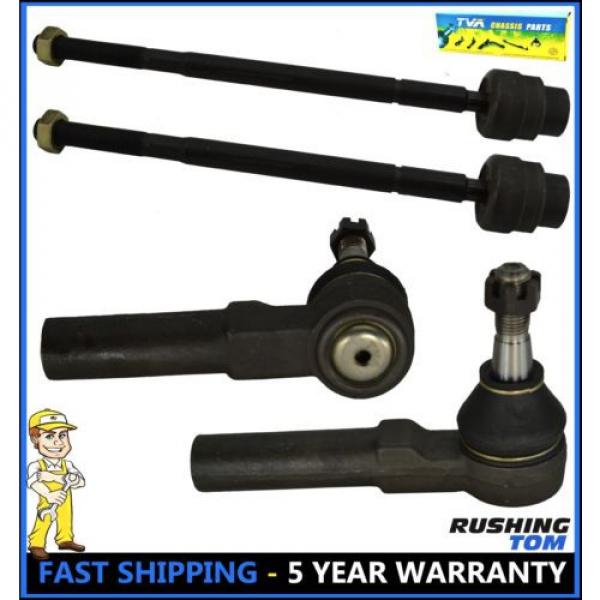 4 Pcs Kit Front Inner &amp; Outer Tie Rod Ends Century Regal Monte Carlo Impala #1 image