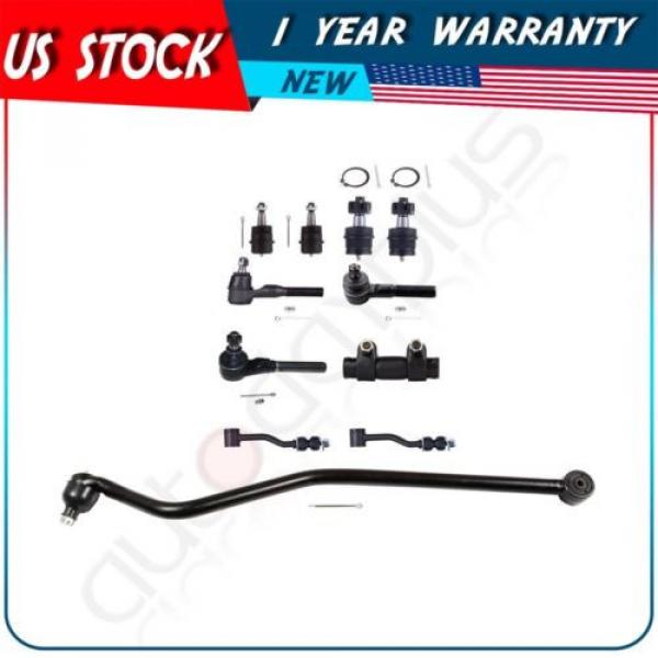 11 Pcs Suspension Kit for Jeep Cherokee 91-01 Track Bar Tie Rod End Ball Joint #1 image