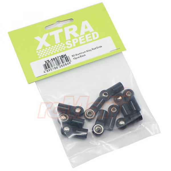 Xtra Speed M3 Aluminum Alloy Rod Ends RC Cars Crawler Axial SCX10 #XS-59573BK #2 image