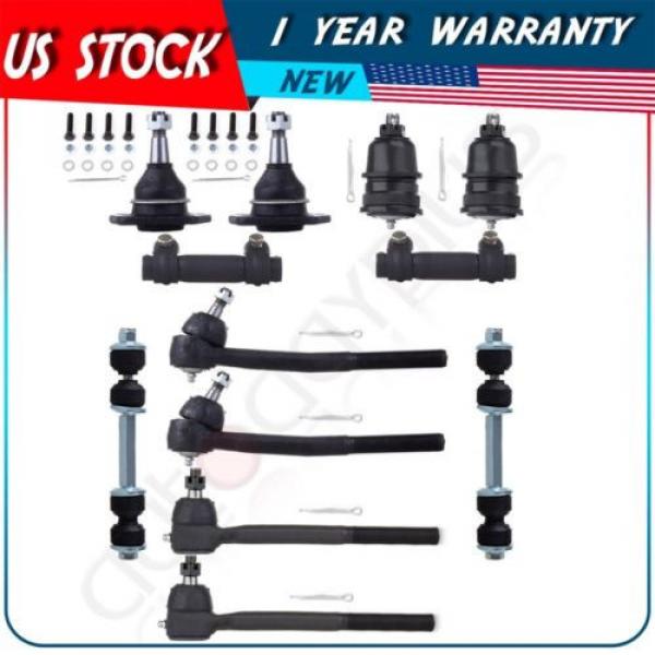 12x New Suspension Ball Joint Tie Rod End for 1977-1996 CHEVROLET CAPRICE #1 image