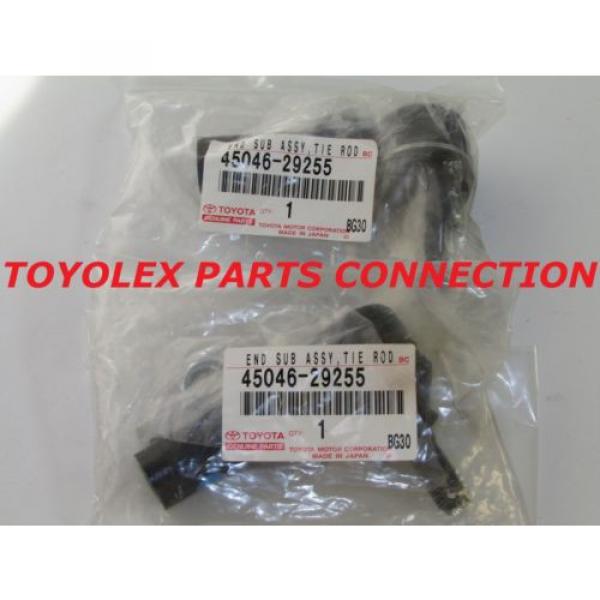 TOYOTA LEXUS OEM GENUINE TOYOTA OUTER TIE ROD ENDS 45046-29255 QTY 2 (RH &amp; LH) #1 image