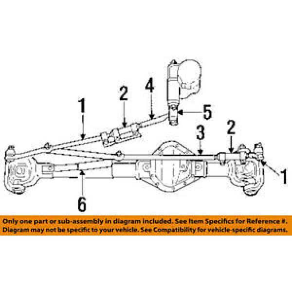 Dodge CHRYSLER OEM 00-02 Ram 3500 Steering Linkage-Inner Tie Rod End 52106463AA #1 image