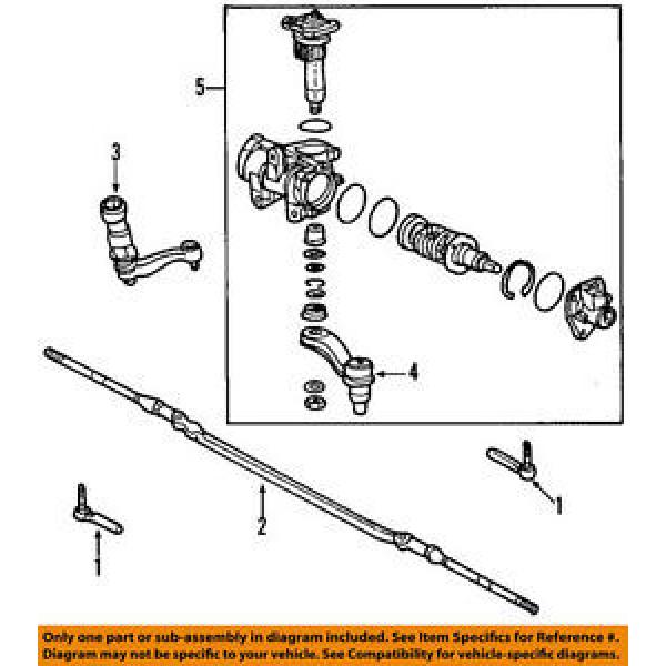 GM OEM Steering Gear-Outer Tie Rod End 19149617 #1 ON DIAGRAM #1 image