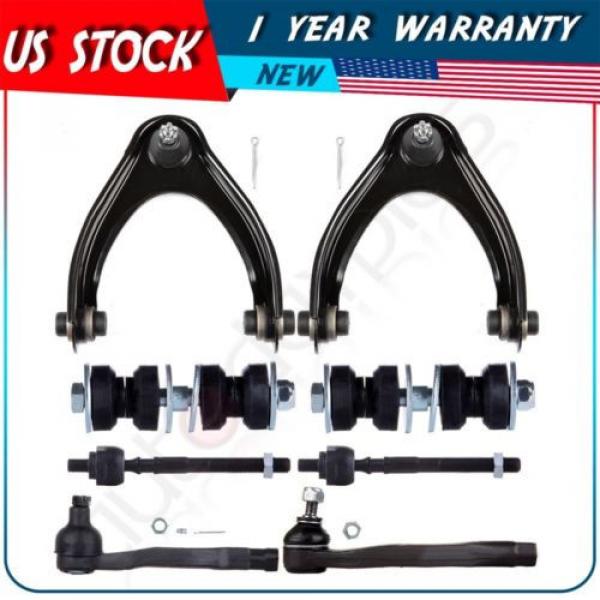 For 1996-2000 Honda Civic Control Arm Tie Rod End Sway Bar Link 8 Pcs Suspension #1 image