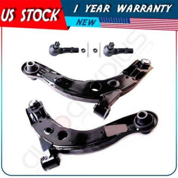 For 2000-2006 Mazda MPV Suspension Lower Control Arm Outer Tie Rod End 4 Pcs #1 image