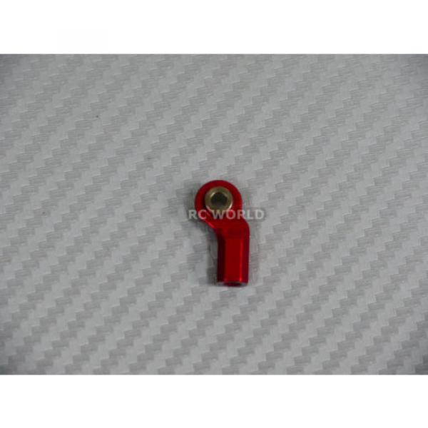 M3 METAL BENT Angled ROD ENDS For Aluminum Link Ends  RED  (4PCS) #3 image