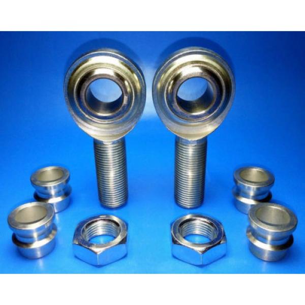 1/2&#034;-20 x 1/2&#034; Bore PanHard Rod End Kit, w/ HMS Spacers &amp; Jam Nuts, Heim Joints #1 image