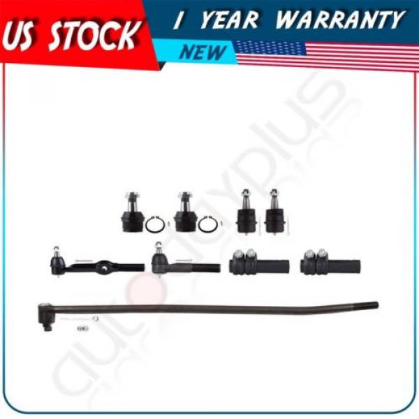 For 1994-1997 Dodge Ram 2500 4WD Ball Joint Tie Rod Ends 9 Pcs Suspension Kit #1 image