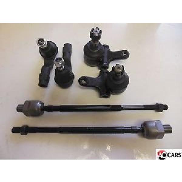 Fits Mazda Miata 90-97 2 Inner &amp; 2 Outer Tie Rod Ends 2 Lower Ball Joints #1 image