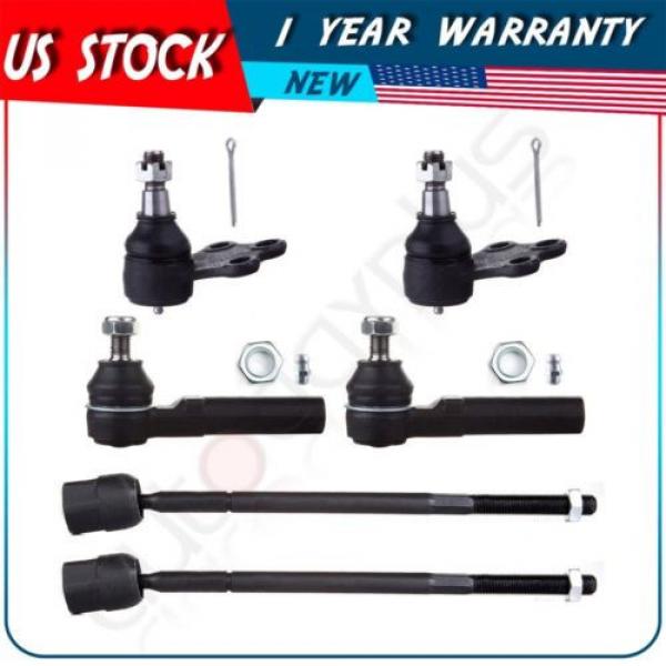 For Mercury Villager 93-02 Lower Ball Joint  Tie Rod Ends 6 Pcs Suspension Kit #1 image