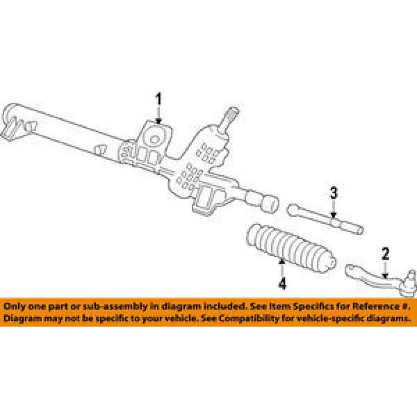 FORD OEM 11-16 Fiesta Steering Gear-Inner Tie Rod End BE8Z3280A #1 image