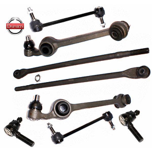 FREE SHIPPING 2 CONTROL ARMS TIE ROD ENDS STABILIZER BAR RIGHT LEFT STEERING #1 image