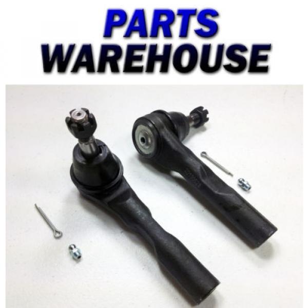 Two Outer Tie Rod Ends New Chevy Malibu Pontiac G6 Saturn Aura 1 Year Warranty #1 image