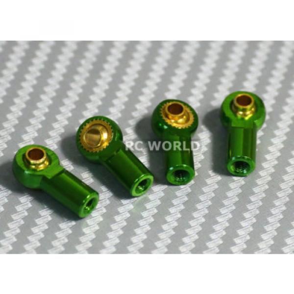 M3 METAL ROD ENDS For Aluminum Link Ends  GREEN  (4PCS) #1 image