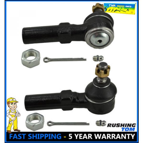 Pair (2) Front Outer Tie Rod Ends for Nissan Maxima Altima 240SX I30 #1 image