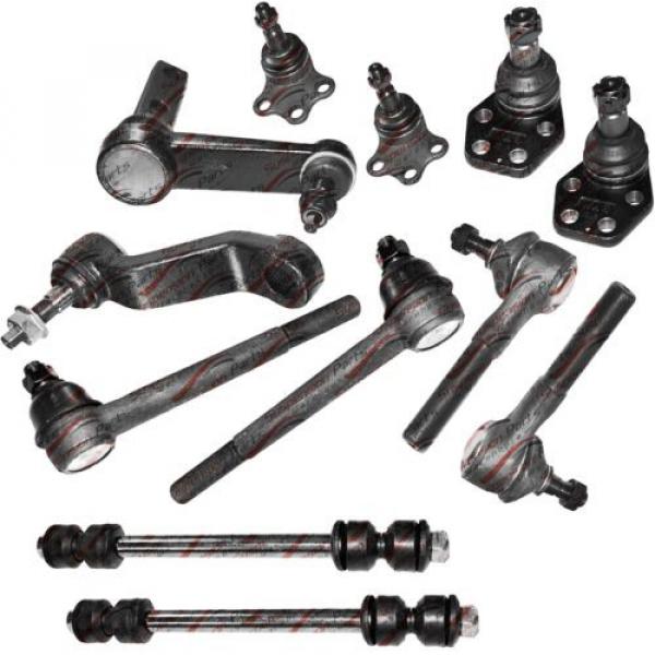 New Front End Kit Ball Joints Tie Rod Ends Pitman Arms 2000-01 Dodge Ram1500 2WD #1 image