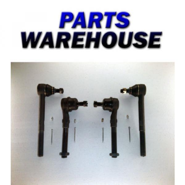 4 Tie Rod Ends Ford Expedition Navigator F150 4Wd 97-04 1 Year Warranty New #1 image