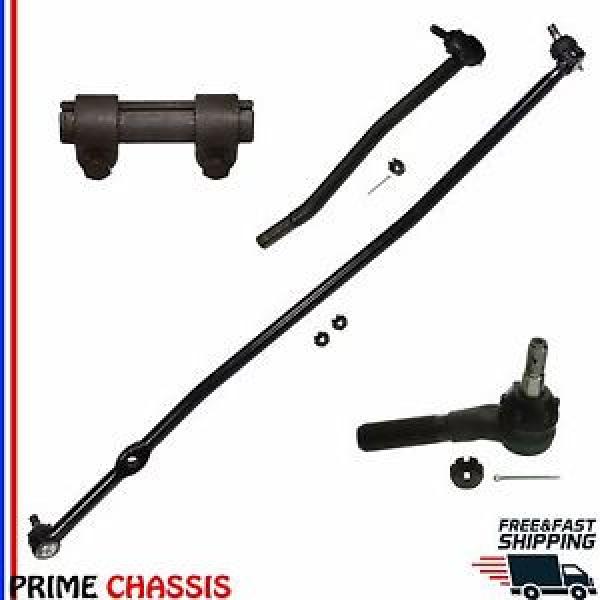 4 PC Kit Steering Parts E150 E100 75-88 RWD Center Link Tie Rod Ends Sleeve #1 image